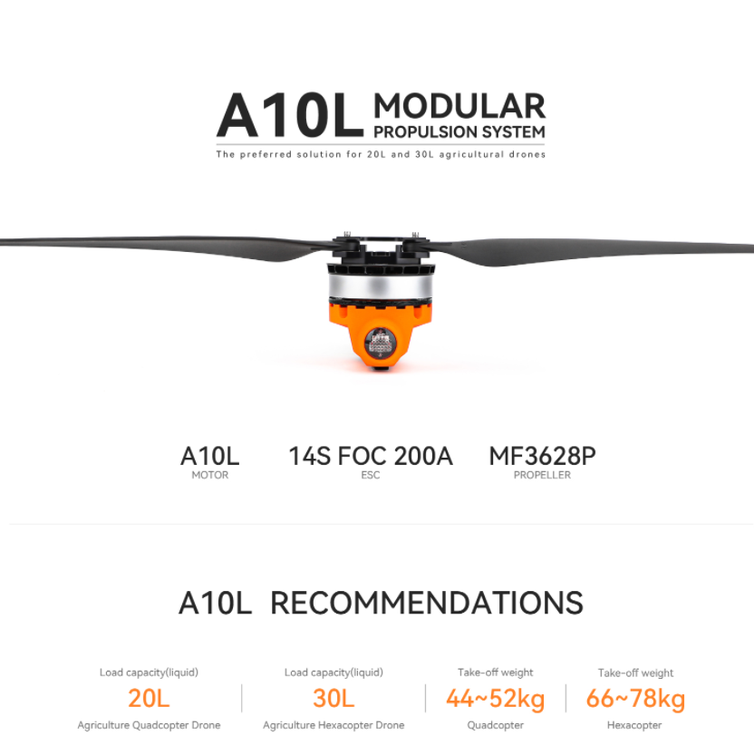 T-MOTOR A10L 12S 14S Kit Combo - Drone Kit Hexacopter recensione e prezzo